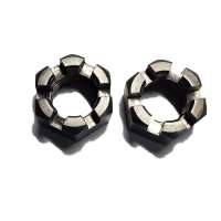 Special Hex spindle slot nuts